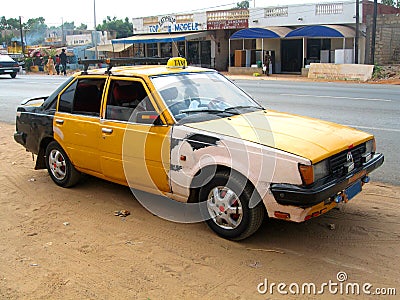 Senegalese taxi Editorial Stock Photo