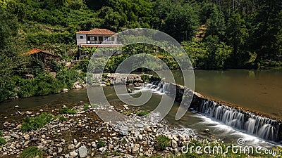 Senhora do Salto natural park, Recarei, Portuga Stock Photo