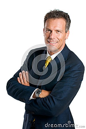 Senior businessman Stock Photo