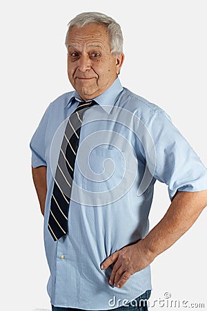 Senior caucasian man Stock Photo