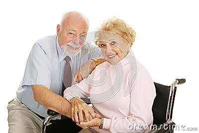 Senior Couple - Disability Stock Photo