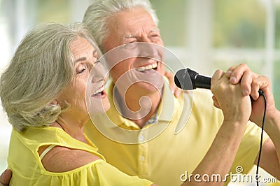 Senior couple husband and wife Stock Photo