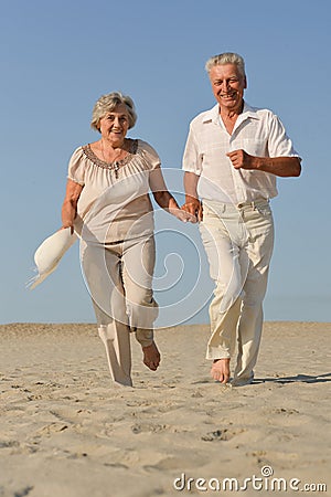 Senior couple in love Stock Photo