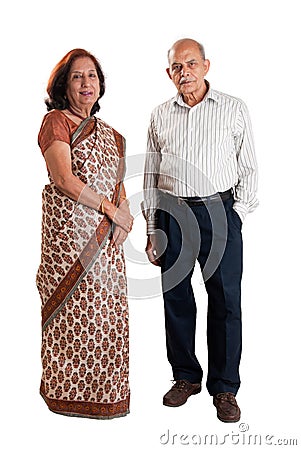 Senior Indian couple Stock Photo
