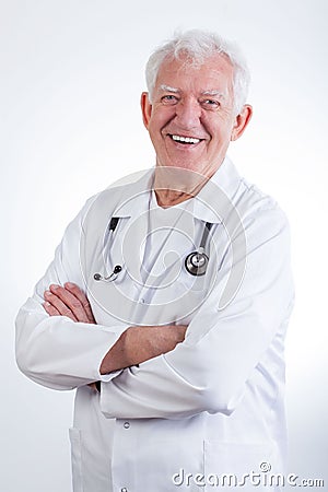 Senior male doctor Stock Photo