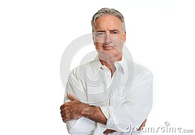 Senior man portrait. Stock Photo