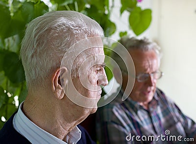 Senior men Stock Photo