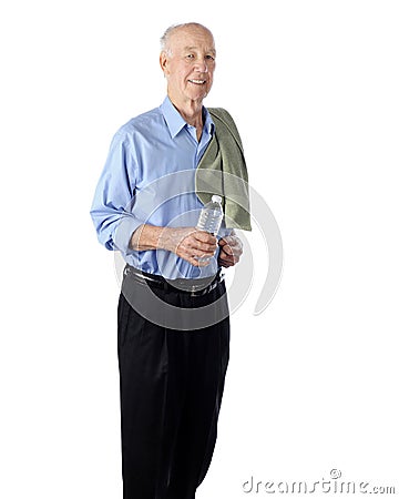 Senior Walker Stock Photo