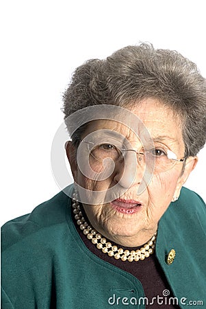 Senior woman Stock Photo