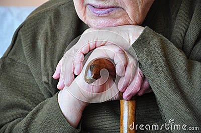 Senior woman Stock Photo