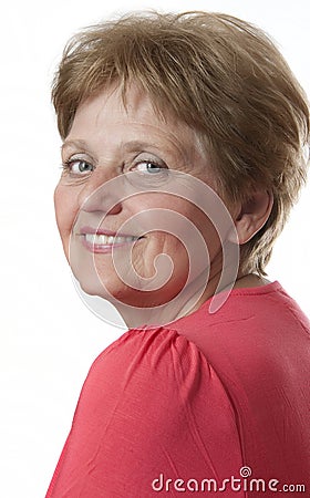 Senior woman - over sixty years old Stock Photo