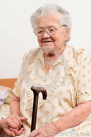 Senior woman Stock Photo