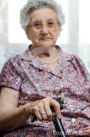 Senior woman Stock Photo