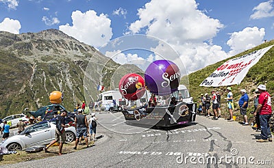 Senseo Vehicle - Tour de France 2015 Editorial Stock Photo