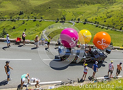 Senseo Vehicle - Tour de France 2014 Editorial Stock Photo