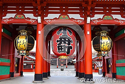 Sensoji Asakusa Temple Stock Photo