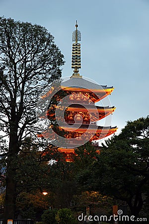 Sensoji shrine Stock Photo