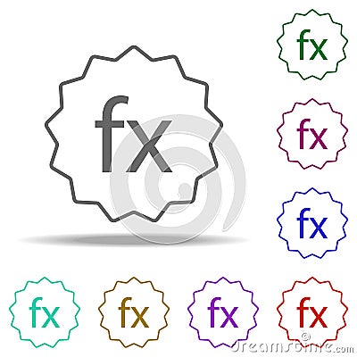 sensor size icon. Elements of photography in multi color style icons. Simple icon for websites, web design, mobile app, info Stock Photo