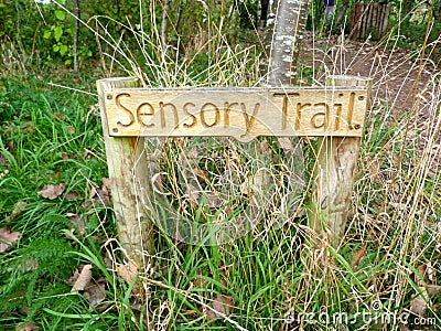 Sensory trail Stock Photo