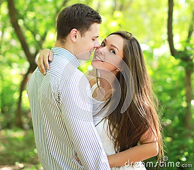 Sensual couple in love Stock Photo