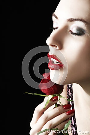 Sensual shoot Stock Photo