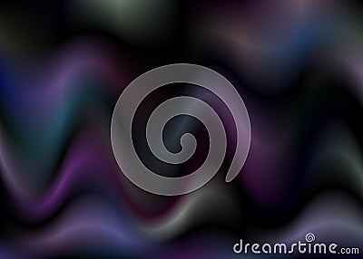 Sensual waves in darkness Vector Illustration