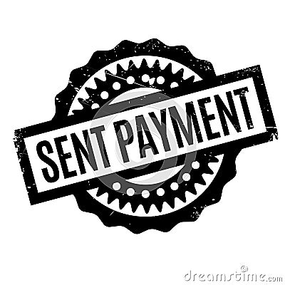 Sent Payment rubber stamp Vector Illustration