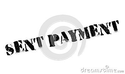 Sent Payment rubber stamp Vector Illustration