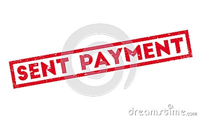 Sent Payment rubber stamp Vector Illustration