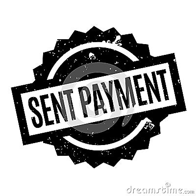 Sent Payment rubber stamp Vector Illustration