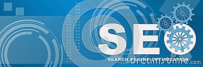 SEO Business Style Background Banner Stock Photo