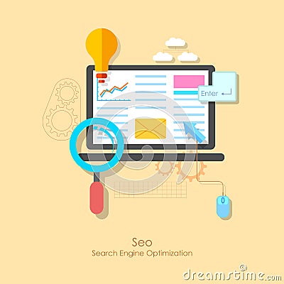 SEO concept Vector Illustration