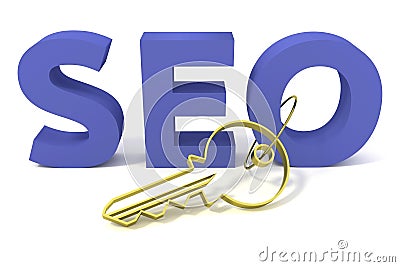 SEO keyring Stock Photo