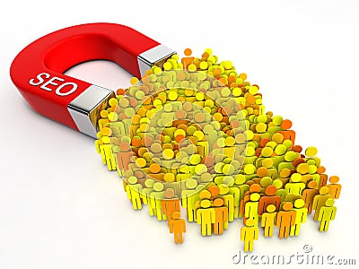 SEO magnet Stock Photo