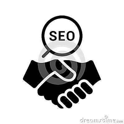 SEO Partner icon Vector Illustration