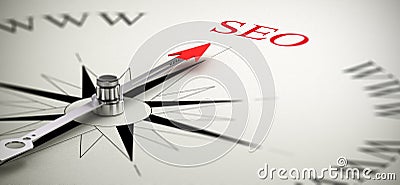 SEO - Search Engine Optimization Stock Photo