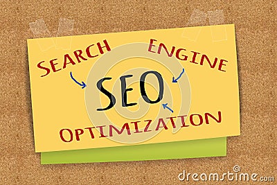 SEO - Search Engine Optimization Stock Photo