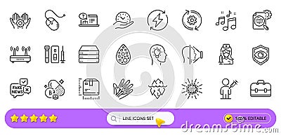 Seo stats, Computer mouse and Servers line icons for web app. Pictogram icon. Line icons. Vector Vector Illustration