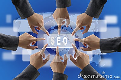 SEO Team Stock Photo