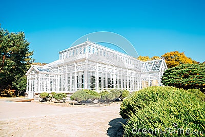 Changgyeonggung Palace Grand Greenhouse in Seoul, Korea Editorial Stock Photo