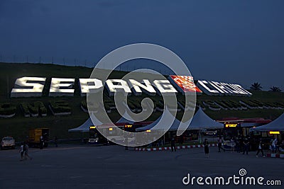 Sepang International Circuit Selangor Malaysia Editorial Stock Photo