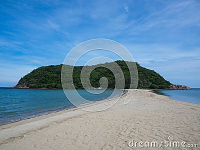 Separated Sea Koh Maa Stock Photo