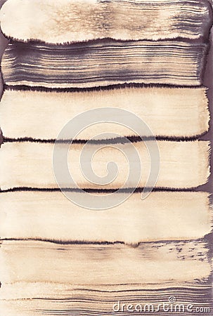 Sepia brown grunge brushstroke stain Stock Photo