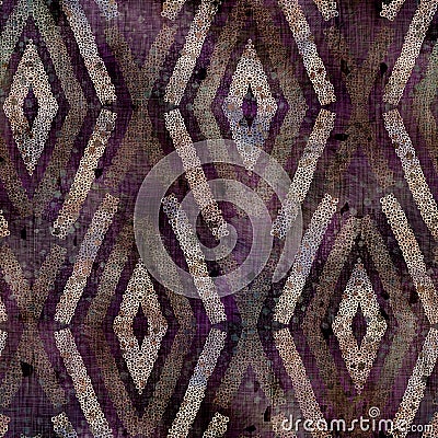 Sepia worn posh luxurious seamless pattern swatch Stock Photo