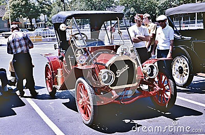 September 1971 Car show . On display a Buick . Editorial Stock Photo