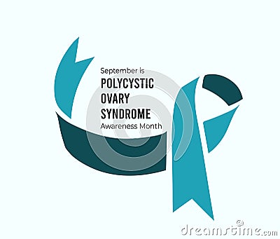 September is Polycystic Ovary Syndrome Awareness Month. Vector illustration Vector Illustration