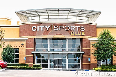 September 8, 2020 San Jose / CA / USA - City Sports Club fitness center in South San Francisco Bay Area, temporarily closed during Editorial Stock Photo