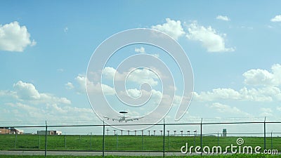 Awacs Plane over Tinker Airforce Base, Oklahoma City, Oklahoma Editorial Stock Photo