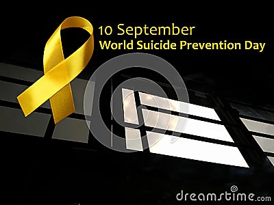 10 September World Suicide Prevention Day Stock Photo