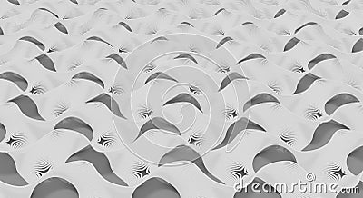 Sequence background with gyroid graphical texture pattern. Cartoon Illustration
